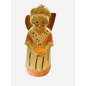 VTG Utensil Holder Kitchen Grandma Granny Pottery